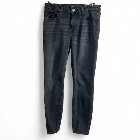 Kendall + Kylie Ultra Babe Skinny Jeans 7/28 Black Magic Wash - Picture 1 of 11